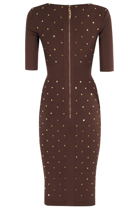 25FW 엘리자베타프랜치 미디 원피스 AM26S57E2 097 Black - ELISABETTA FRANCHI