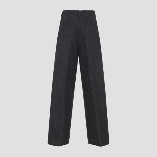 25FW 마르지엘라 스트레이트 팬츠 S29KA0394 M35569 Black - MAISON MARGIELA