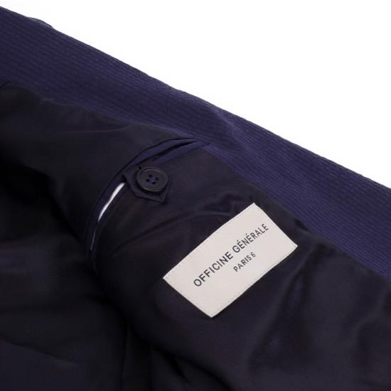 25SS 오피신 제네랄 수트 자켓 S25MTLG401 DARK NAVY Black - OFFICINE GENERALE