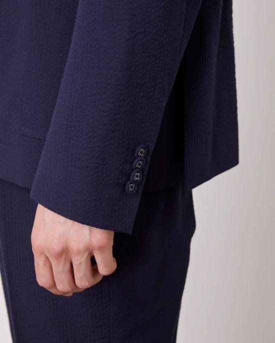 25SS 오피신 제네랄 수트 자켓 S25MTLG401 DARK NAVY Black - OFFICINE GENERALE