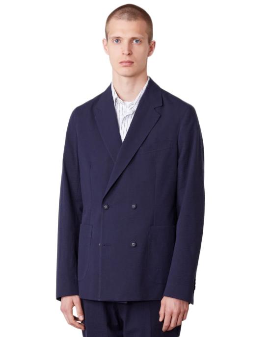 25SS 오피신 제네랄 수트 자켓 S25MTLG401 DARK NAVY Black