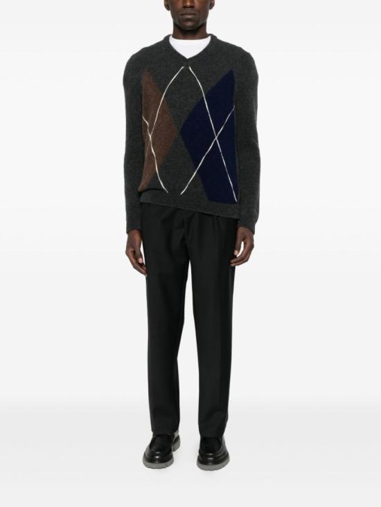 25FW 스칼리오네 스웨터 URW150 Black - SCAGLIONE