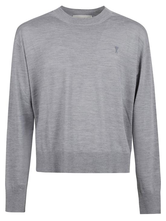 25FW 아미 스웨터 HKS834KN0066050 Grey
