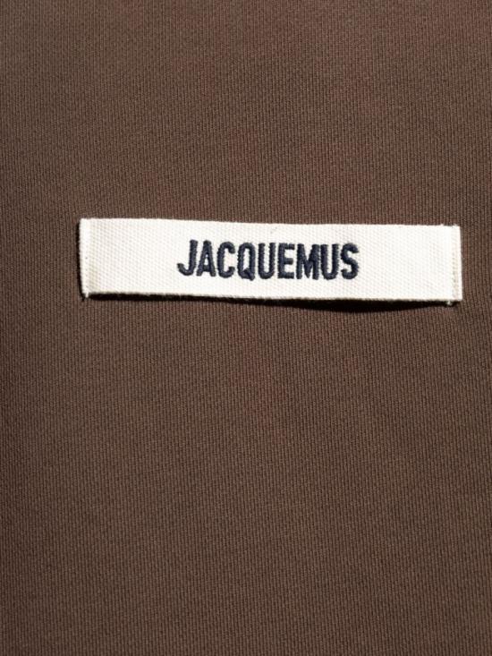 25FW 자크뮈스 그로그랭 후드 티셔츠 HOM00247AJ00126 Brown - JACQUEMUS