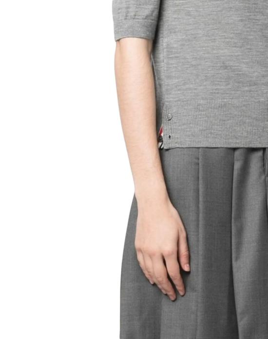  톰브라운 터틀넥 FKA434AY1014055 Grey - THOM BROWNE