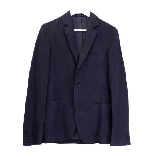 25SS 오피신 제네랄 수트 자켓 S25MTLG409 NIGHT SKY Black - OFFICINE GENERALE