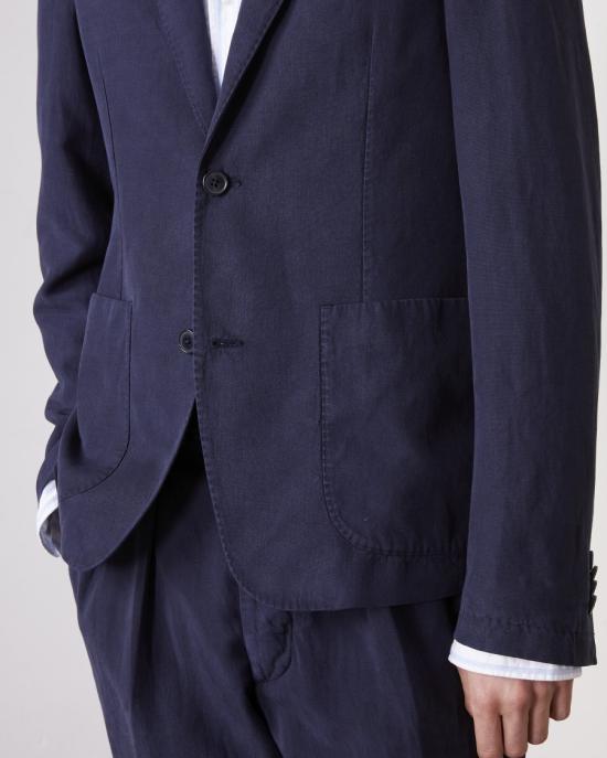 25SS 오피신 제네랄 수트 자켓 S25MTLG409 NIGHT SKY Black - OFFICINE GENERALE