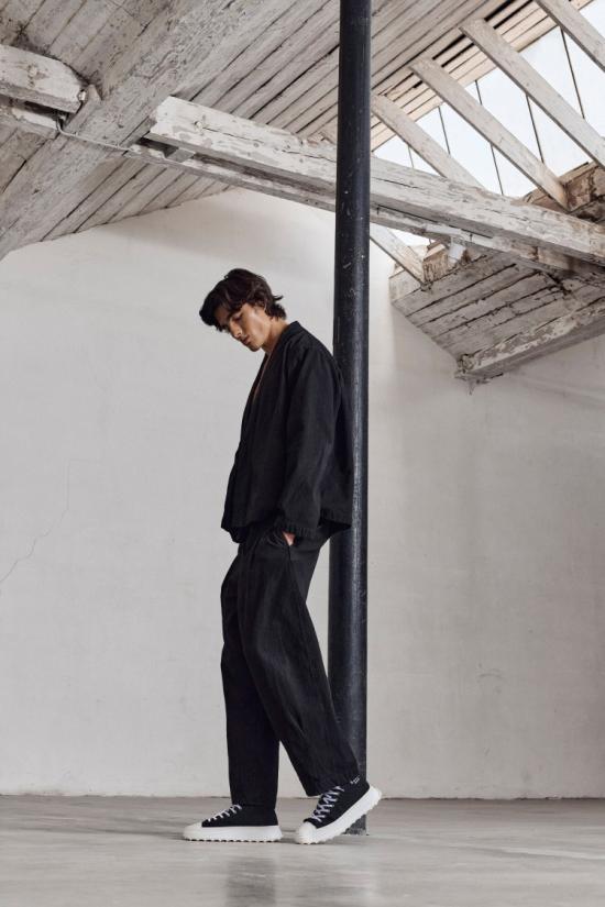 25SS 비포지티브 스트레이트 팬츠 S5PENSU1 COT Black - BE POSITIVE