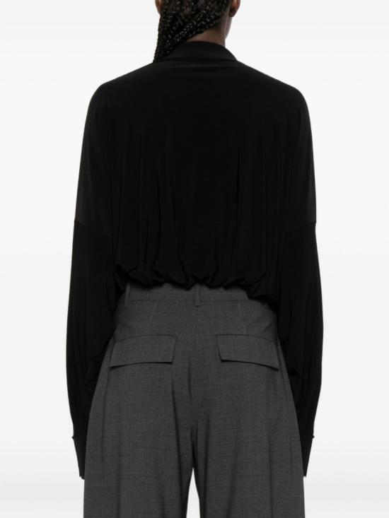 25FW 노마카말리 바디수트 티셔츠 KK321BPL183001 Black - NORMA KAMALI