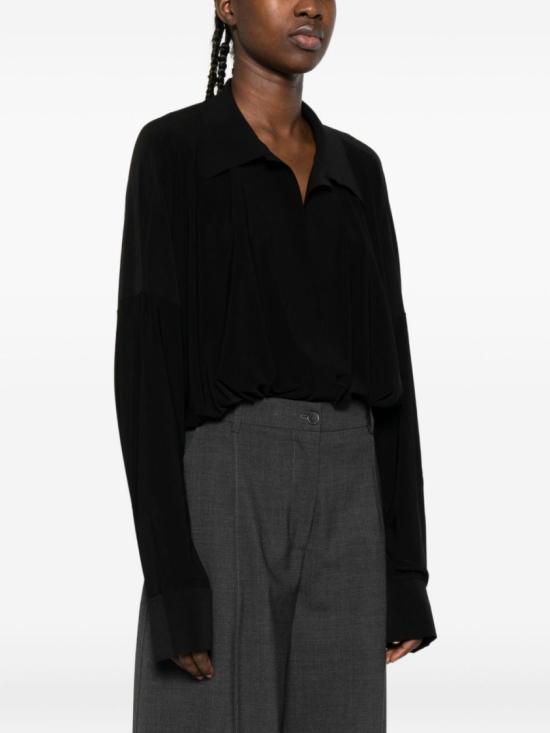 25FW 노마카말리 바디수트 티셔츠 KK321BPL183001 Black - NORMA KAMALI