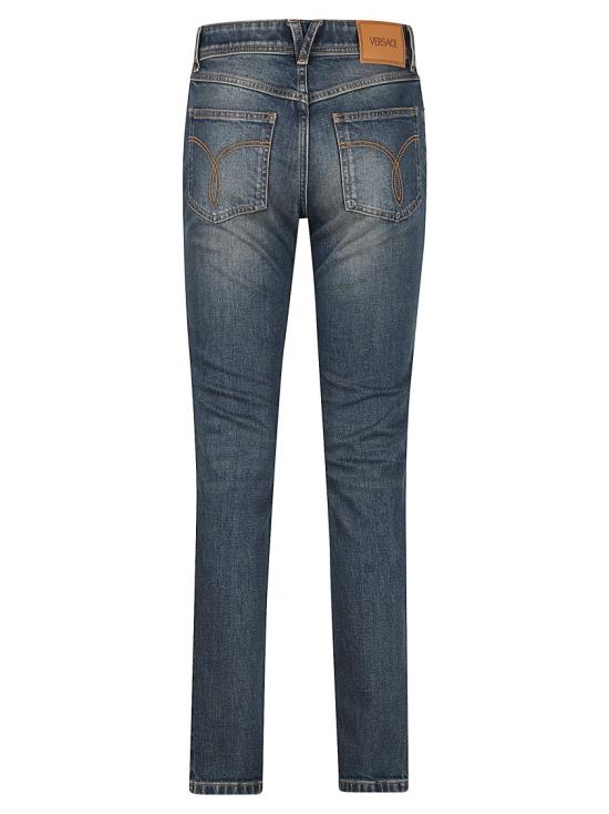 25FW 베르사체 데님 팬츠 10221361A163551D800 Grey - VERSACE