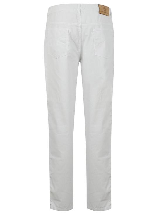 25FW 브루넬로 쿠치넬리 데님 팬츠 M279UF1010 C6023 White - BRUNELLO CUCINELLI