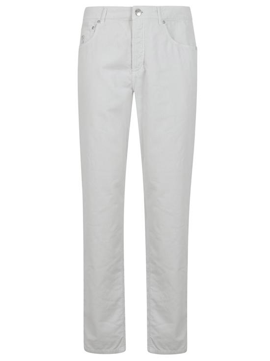 25FW 브루넬로 쿠치넬리 데님 팬츠 M279UF1010 C6023 White