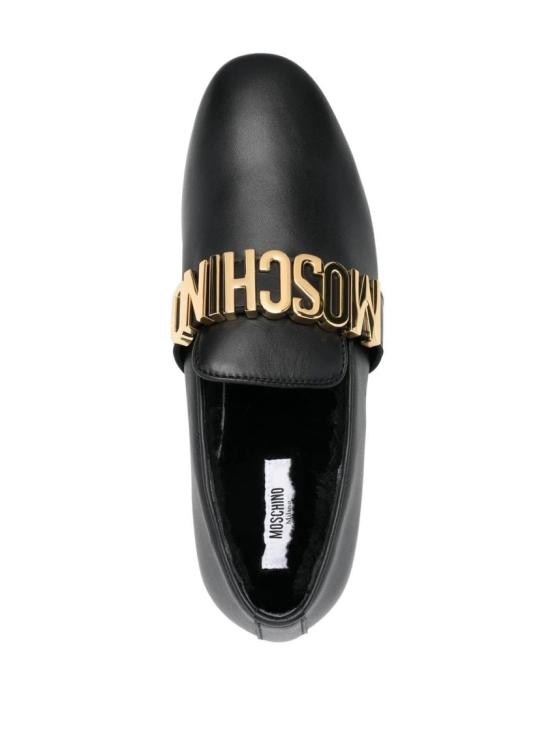  모스키노 플랫 슈즈 MA10202D1FMF0 000 Black - MOSCHINO