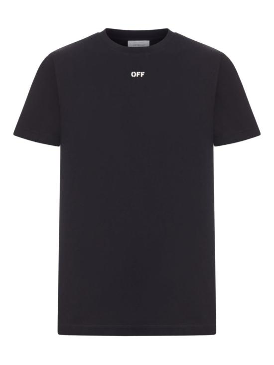 25FW 오프화이트 반팔 티셔츠 OMAA027F25JER008 Black