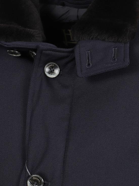 25FW 에르노 사선 울 카코트 IM000369U331869200 Black - HERNO