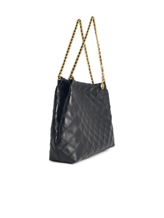  토리버치 에센셜 U 나일론 토트백 162450 001 Black - TORY BURCH