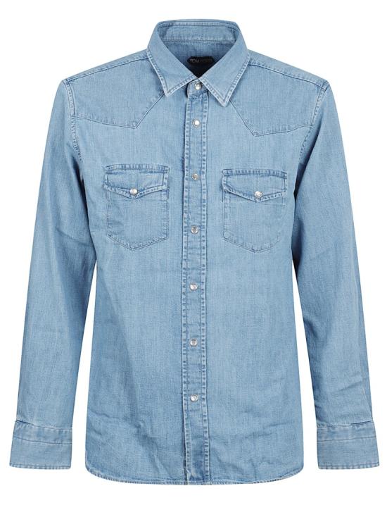 25FW 톰포드 데님 셔츠 HDS001FMC239HB414 Blue