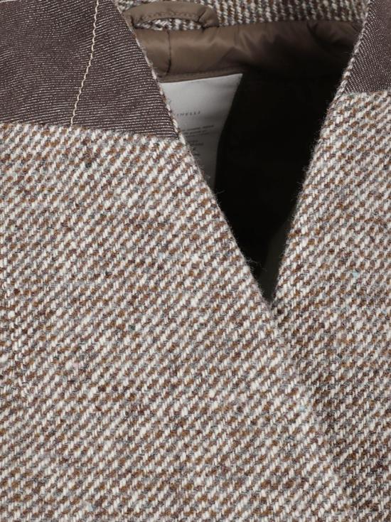 25FW 브루넬로 쿠치넬리 울 블렌드 벨티드 코트 MG5319932 C6321 Grey - BRUNELLO CUCINELLI