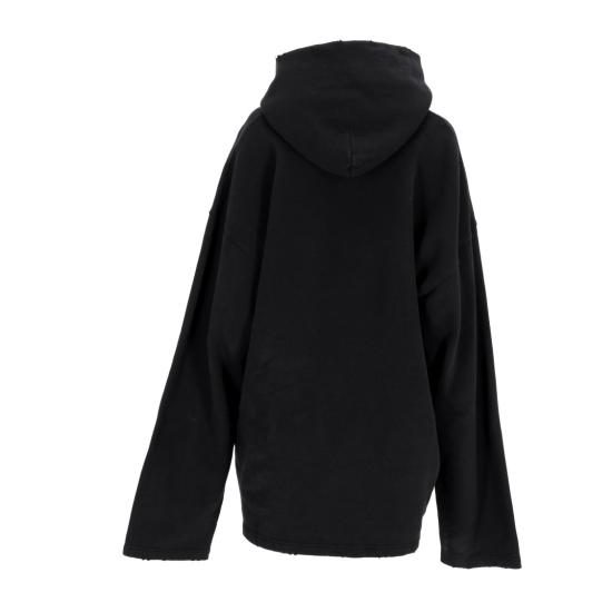  발렌시아가 후드 티셔츠 661711TKVD41070 Black - BALENCIAGA