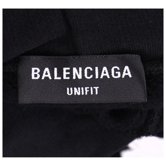  발렌시아가 후드 티셔츠 661711TKVD41070 Black - BALENCIAGA