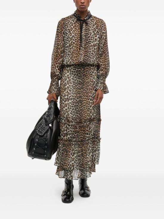 25FW 가니 블라우스 W0570 Grey - GANNI