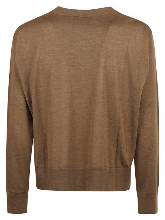 25FW 아미 스웨터 HKS834KN0066216 Brown - AMI