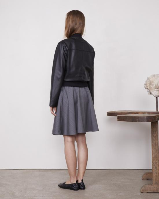 25SS 오피신 제네랄 봄버 자켓 S25WLTR550 BLACK Black - OFFICINE GENERALE