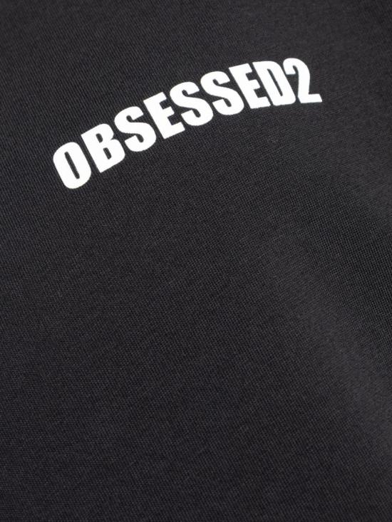 25FW 디스퀘어드2 반팔 티셔츠 S74GD1479 Black - DSQUARED2