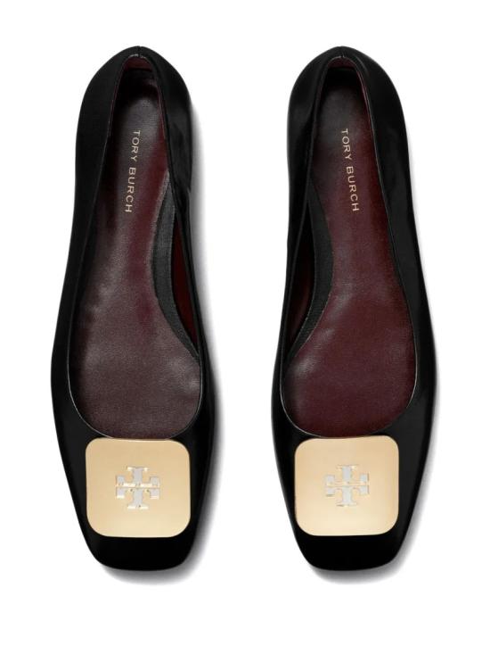  토리버치 플랫 슈즈 154077 006 Black - TORY BURCH