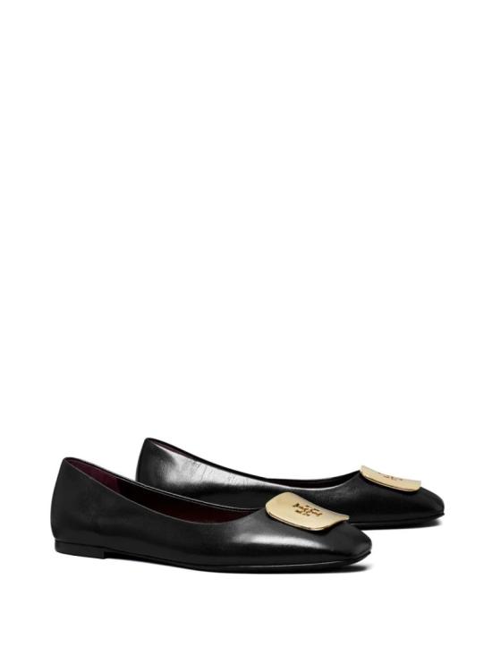  토리버치 플랫 슈즈 154077 006 Black - TORY BURCH