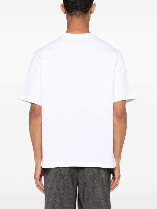 25FW 카사블랑카 반팔 티셔츠 MPF25JTS044 White - CASABLANCA