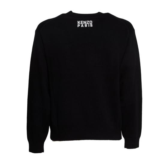 25FW 겐조 스웨터 FF65PU7503LI Black - KENZO