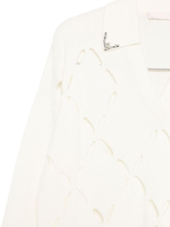 25FW 리우조 폴로 티셔츠 MF5038 White - LIU JO