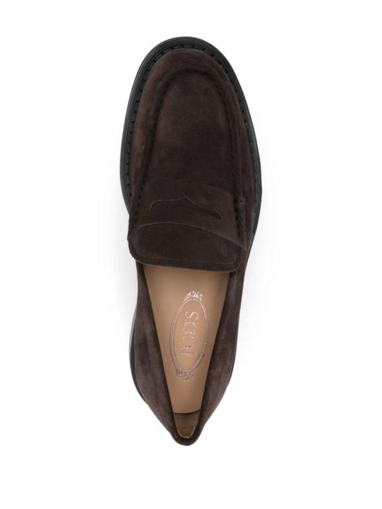 25FW 토즈 스웨이드 페니 로퍼 XXM61K0AI40RE0S800 Black - TODS