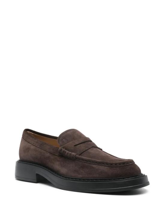 25FW 토즈 스웨이드 페니 로퍼 XXM61K0AI40RE0S800 Black - TODS