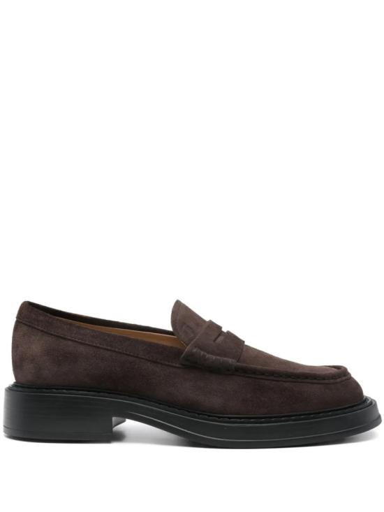 25FW 토즈 스웨이드 페니 로퍼 XXM61K0AI40RE0S800 Black