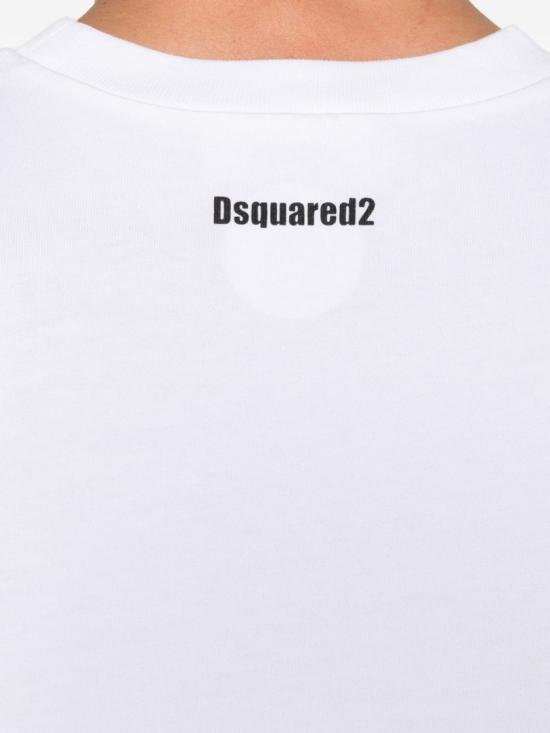 25FW 디스퀘어드2 반팔 티셔츠 S74GD1479 White - DSQUARED2