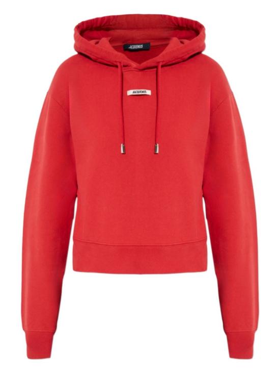 25FW 자크뮈스 르 그로그랭 후드 티셔츠 HOW00247AJ00109 Red