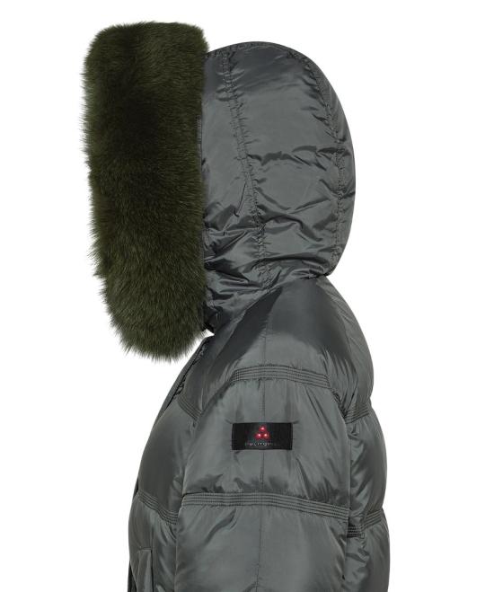 25FW 페트레이 패딩 TAKAN MID FUR Grey - PEUTEREY