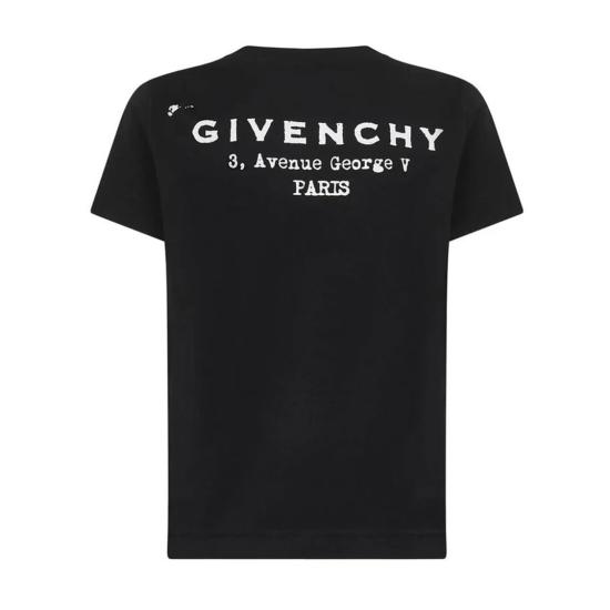 25FW 지방시 반팔 티셔츠 BW70FJP75N Black - GIVENCHY