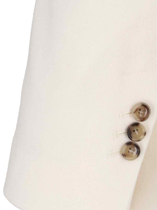25FW 아미 더블 브레스트 자켓 FBV002 WV0058185 White - AMI