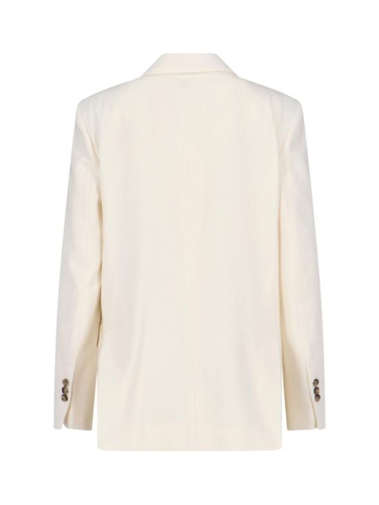 25FW 아미 더블 브레스트 자켓 FBV002 WV0058185 White - AMI