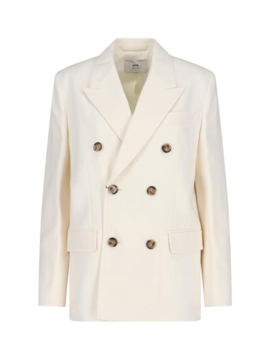 25FW 아미 더블 브레스트 자켓 FBV002 WV0058185 White