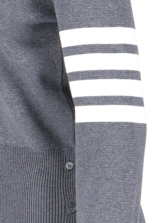 톰브라운 코튼 밀라노 스티치 4바 풀오버 니트 FKA239A 00219035 Grey - THOM BROWNE