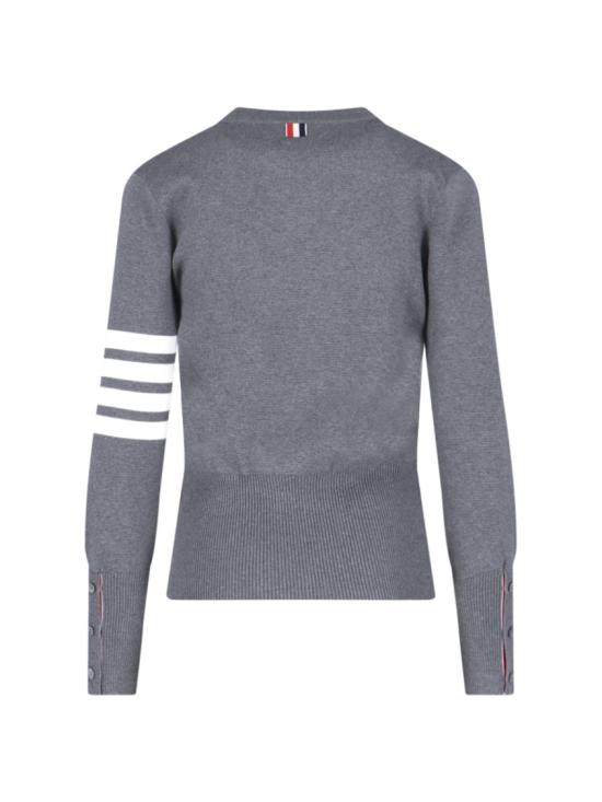  톰브라운 코튼 밀라노 스티치 4바 풀오버 니트 FKA239A 00219035 Grey - THOM BROWNE
