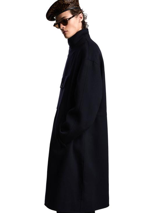 25FW 엠포리오 아르마니 코트 EM004191AF18229 UB118 Blue - EMPORIO ARMANI