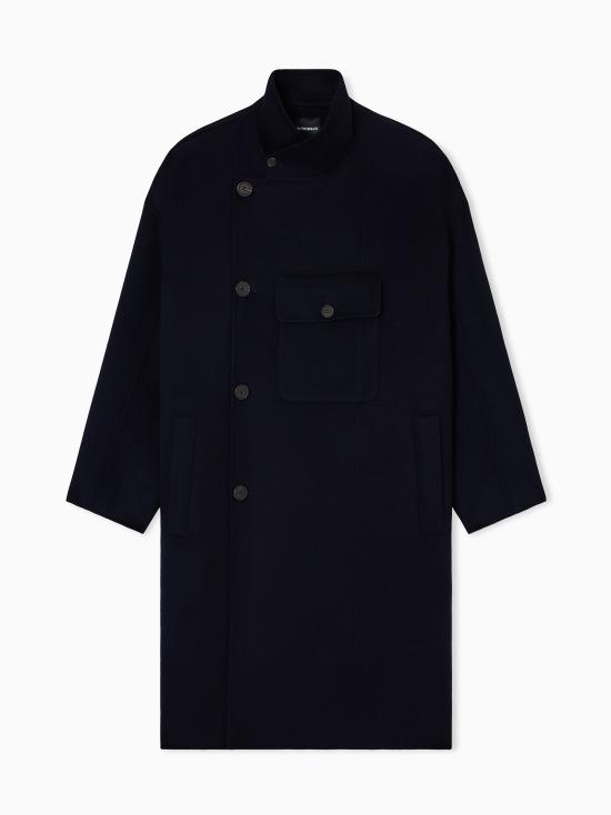 25FW 엠포리오 아르마니 코트 EM004191AF18229 UB118 Blue