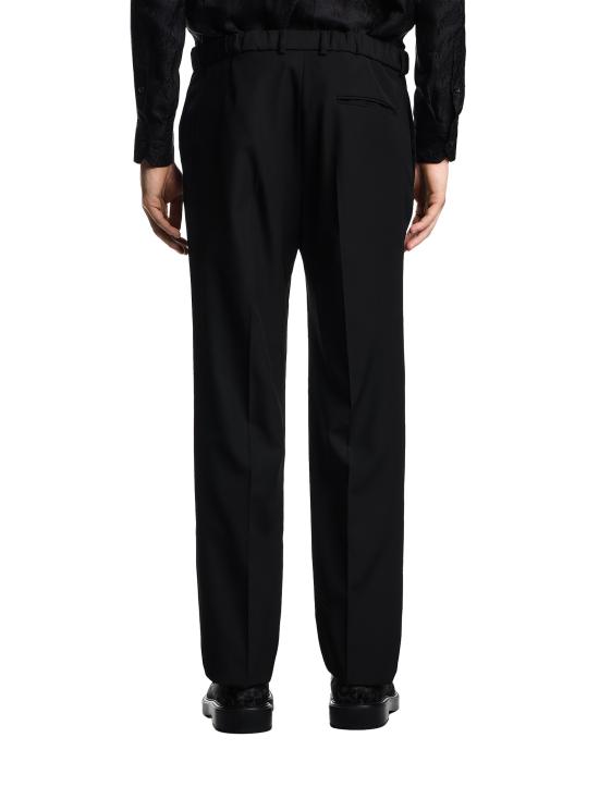 25FW 엠포리오 아르마니 스트레이트 팬츠 EM000275TE17044 UC001 Black - EMPORIO ARMANI