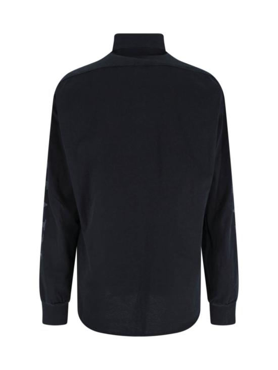 25FW 발렌시아가 메인 캐릭터 아트워크 티셔츠 슬리브 셔츠 850260 TTVB91083 Black - BALENCIAGA